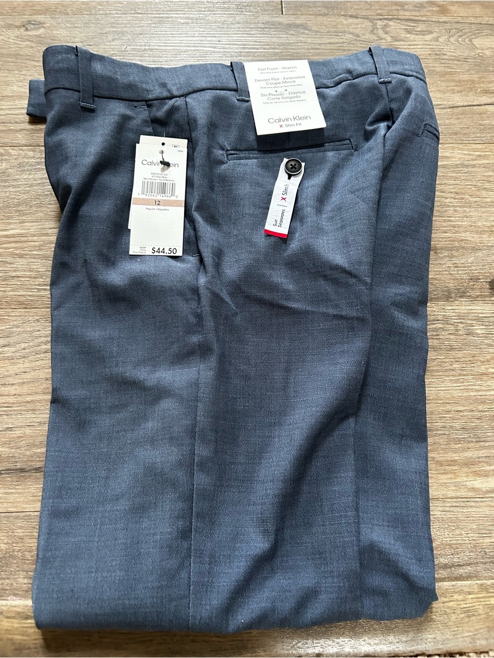 Calvin Klein Boys dark denim Dress Pants
